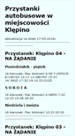 Mobile Screenshot of klepino.info-stargard.pl