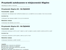 Tablet Screenshot of klepino.info-stargard.pl